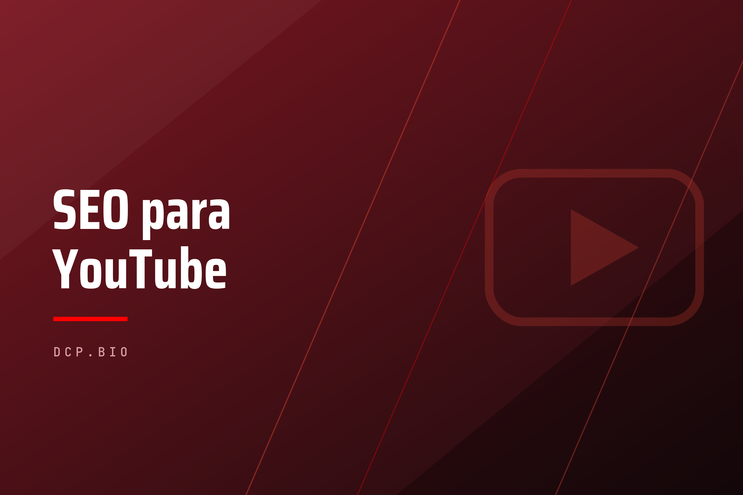 SEO para YouTube — cabecera del artículo de dcp.bio