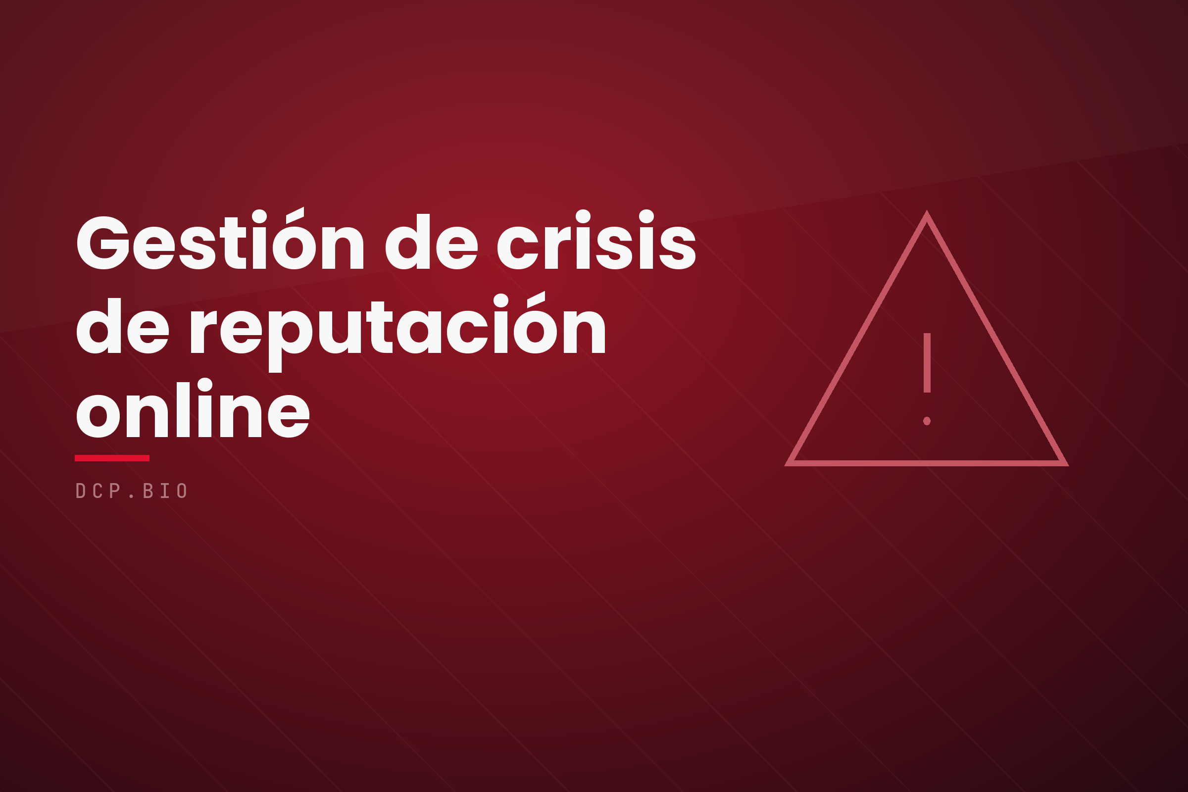 Gestión de crisis de reputación online