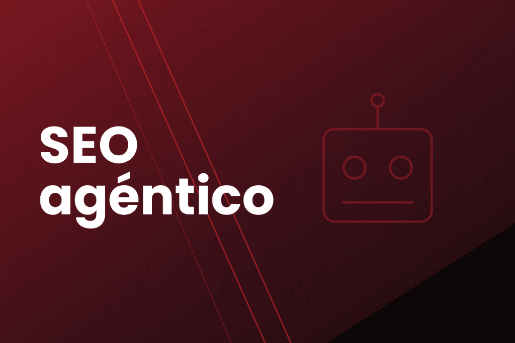 Cabecera del artículo sobre SEO agéntico: robot y buscador conversacional
